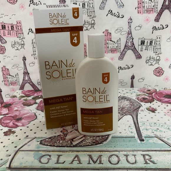 Bain de Soleil Mega Tan with Self Tanner Sunscreen SPF 4 - Picture 6 of 8